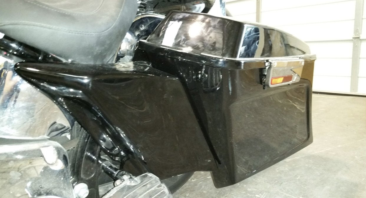 Harley Davidson Side Covers - Softtail 4″ Stretched Side Covers for HD Softtail Bagger Conversions