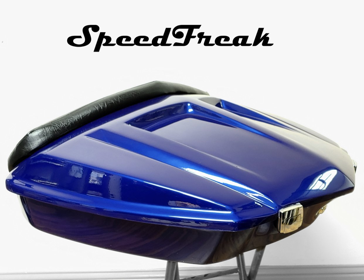 Motorcycle Trunk - The "Speed Freak" CHOPPED Custom Razr Trunk is Universal Fitment