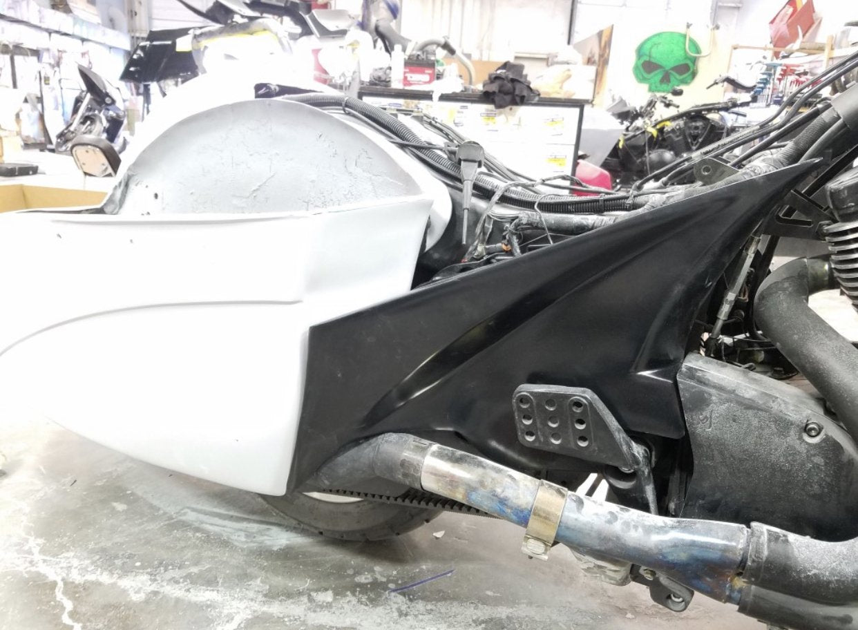 Victory Side Panels - Victory Touring "Assassin" 3D Side Panels fits Victory Motorcycles