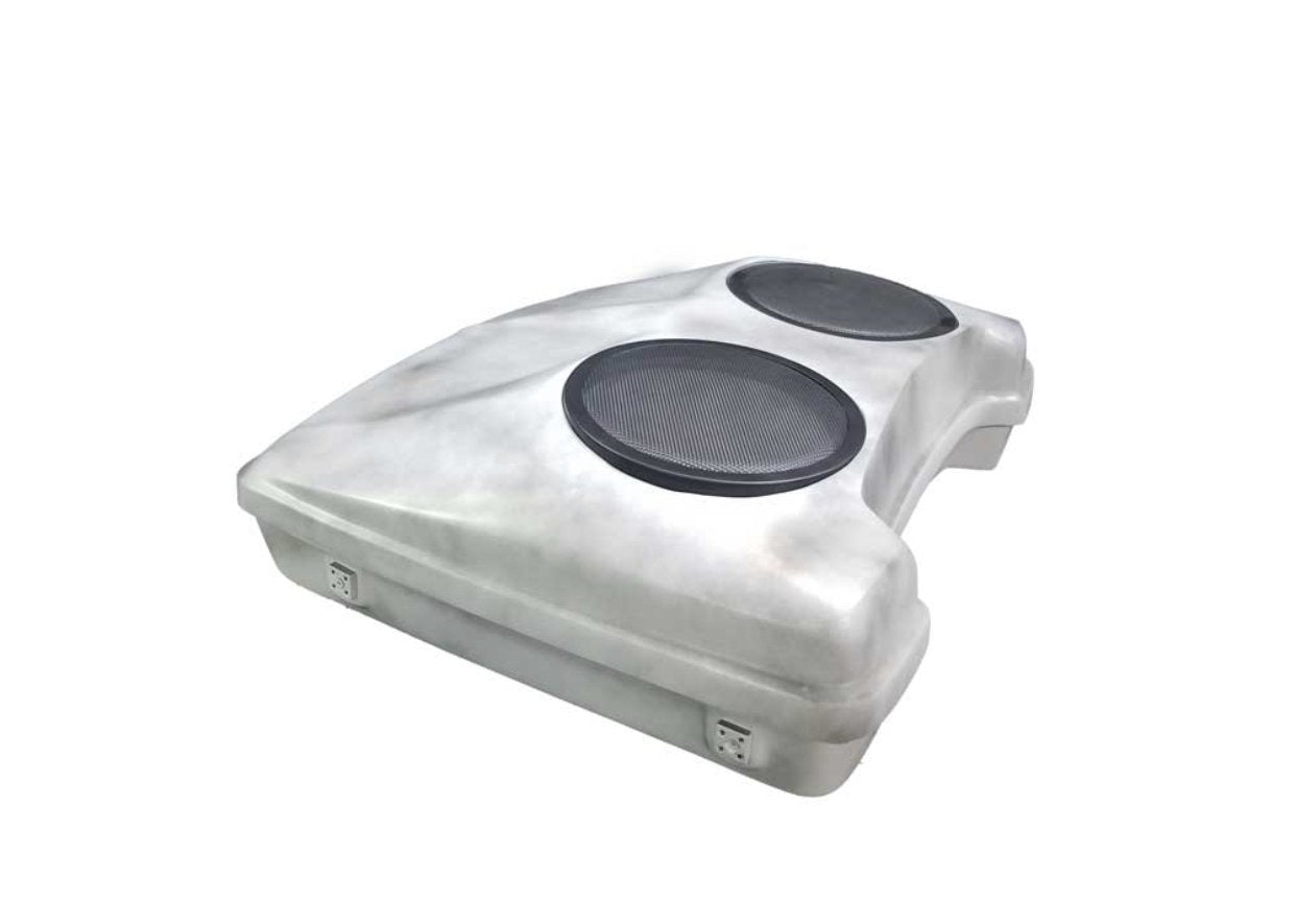 Motorcycle Speaker Box Trunk - The Razr "Sound Junkie" is Universal Fitment