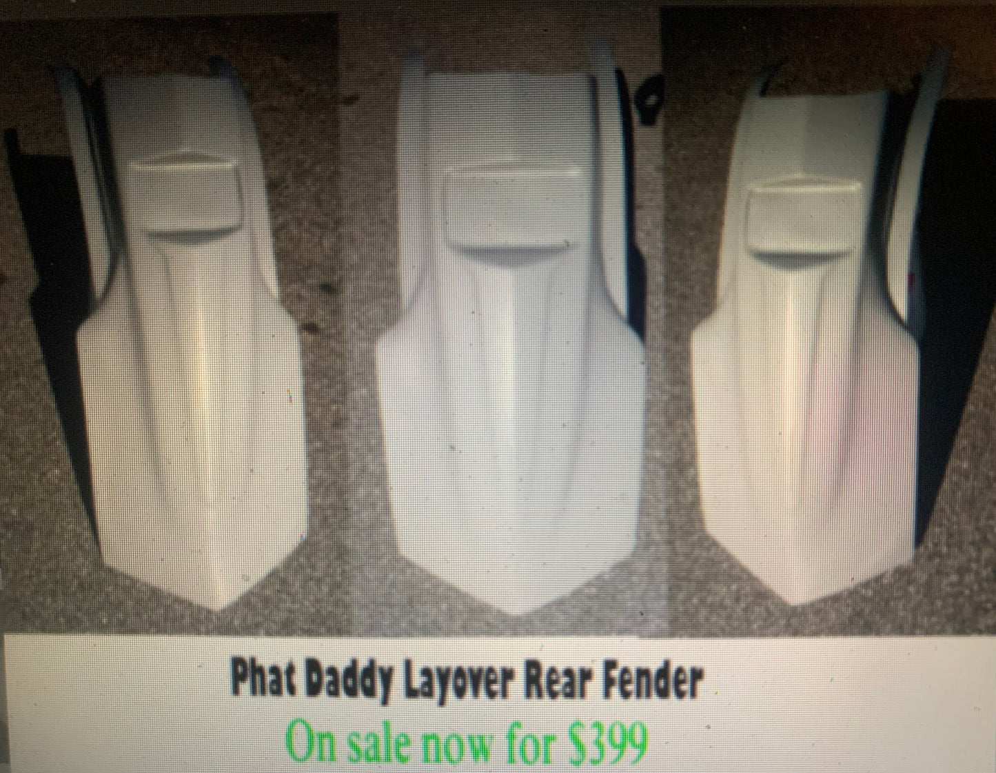 Victory Rear Fender - The "Phat Daddy" Rear Fender fits All Years Cross Country / Cross Roads