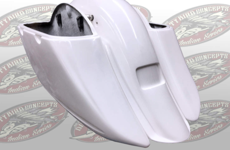 Indian Motorcycle Rear Fender & Saddlebags Set - Indian Hatchet Ass End 4.5″ 2014 To 2020