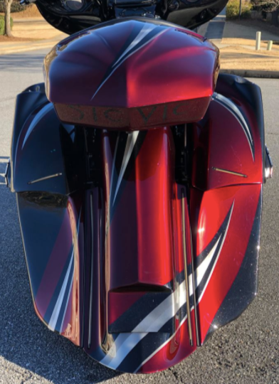 Victory Rear Fender & Saddlebags Set - The "Assassins Tail" fits Victory Touring Bikes